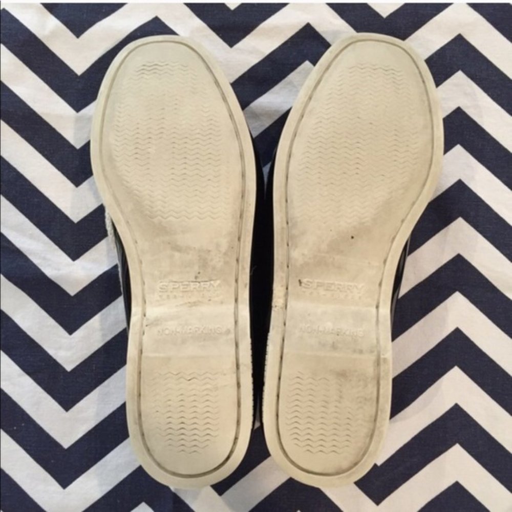 Black Patent Audrey Sperry - Picture 2 of 4